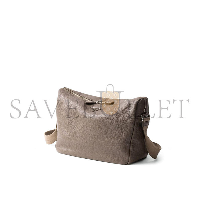 Pra*a medium leather shoulder bag 2vh182 (31.5*25*14cm)